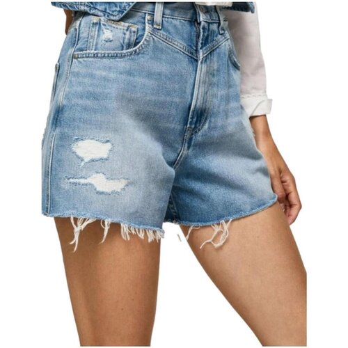 Pepe Jeans Kratke hlače &amp;amp; Bermuda - Modra Slike