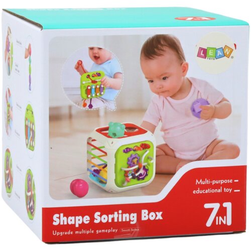  Edukativna kocka za bebe Sorter 7u1 - &amp;scaron;arena Slike