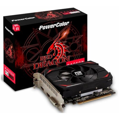 Powercolor Red Dragon Radeon RX550 (AXRX 550 4GBD5-HLE) grafička kartica 4GB GDDR5 128bit Slike