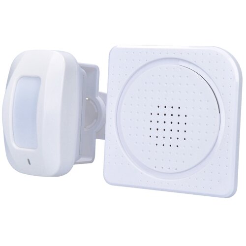 Solight 1D21 - alarm 230V sa bežičnim detektorom pokreta 3xAAA/5V bela Slike