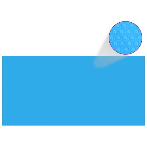 vidaXL Pravokotna prevleka za bazen 450 x 220 cm moder PE Cene