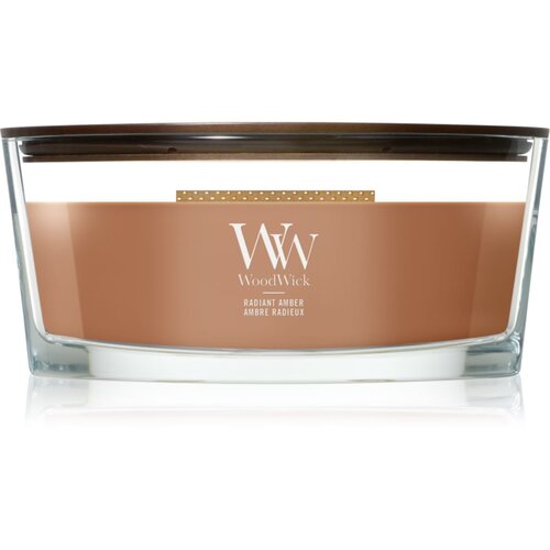 WoodWick Radiant Amber mirisna svijeća s drvenim fitiljem 453.6 g Slike