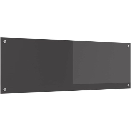  Kuhinjski zid Tamno siva 120 x 40 cm Staklo otporno na udarce Cijene