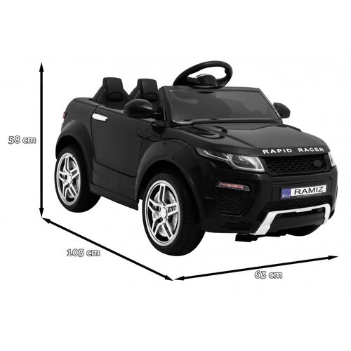  Auto na akumulator Rapid Racer - crni Slike