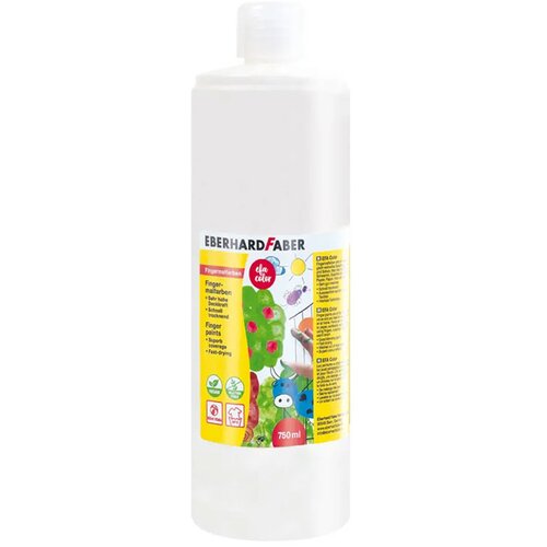 Eberhard Faber Prstna barva bela, 740 ml Slike