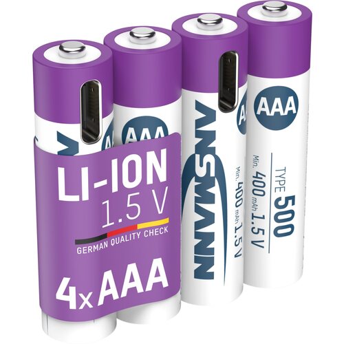 Ansmann 1x4 Lithium Akku Micro AAA 400mAh + Cable 1311-0028 Cijene