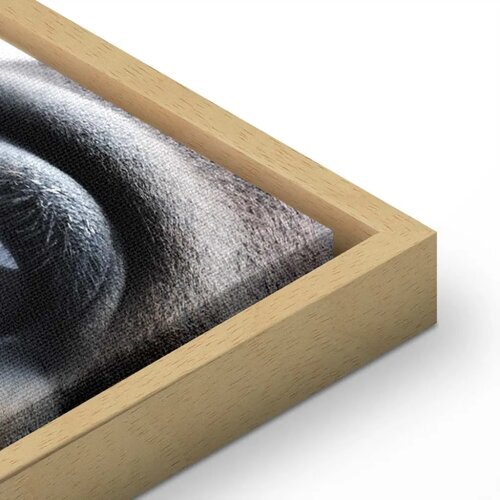  Slika - Honest Eyes (1 Part) Vertical 60x90 U prirodnom drvenom okviru Slike
