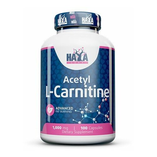 HAYA Labs acetyl l-carnitine 1000 mg, 100 kapsula Slike