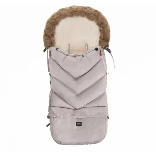 Zopa Fluffy Combi Foggy Grey spalna vreča za dojenčke 47 × 100 cm 1 kos