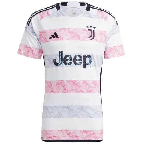Adidas Dres 'Juventus 23/24 Away' svetlo modra / temno roza / črna / bela