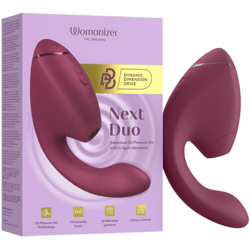 Womanizer Next Duo - 2v1 G-točka vibrator (roza) Cene