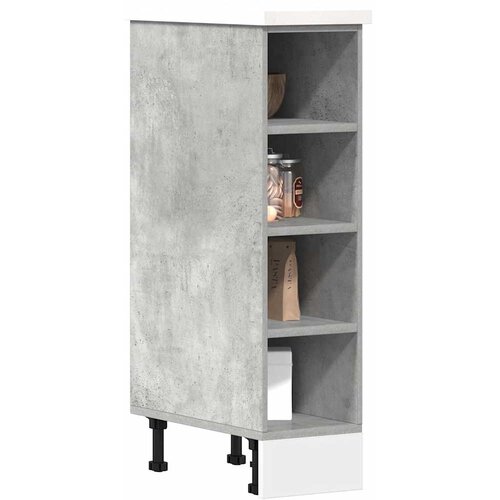 vidaXL Donji dio ormarića Beton sivi 20x44,5x81,5 cm Konstruirano drvo Cijene