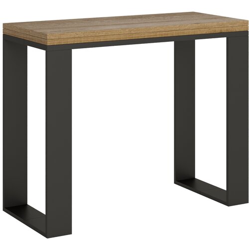 Ityhome 90 x 80 konzolna miza rjava, (20847601) Cene