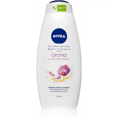 Nivea orchid & cashmere hidratantni gel za tuširanje 750 ml za žene