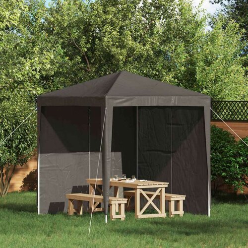  Stranska stena zabavnega &scaron;otora 2 pcs Antracit 200 x 195 cm, (5000219052) Cene