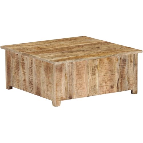 Stolić za kavu 70 x 70 x 30 cm od masivnog drva manga Slike