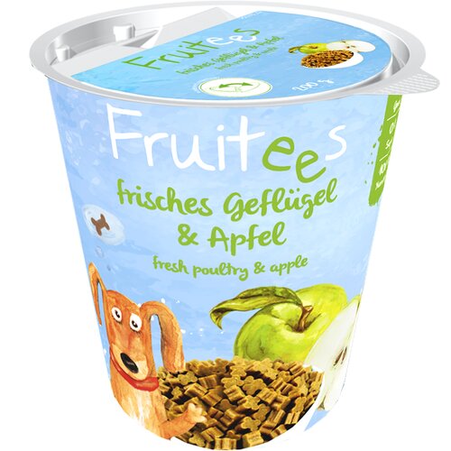 Bosch Fruitees (polvlažni) - Varčno pakiranje: 3 x 200 g Perutnina & jabolko Cene