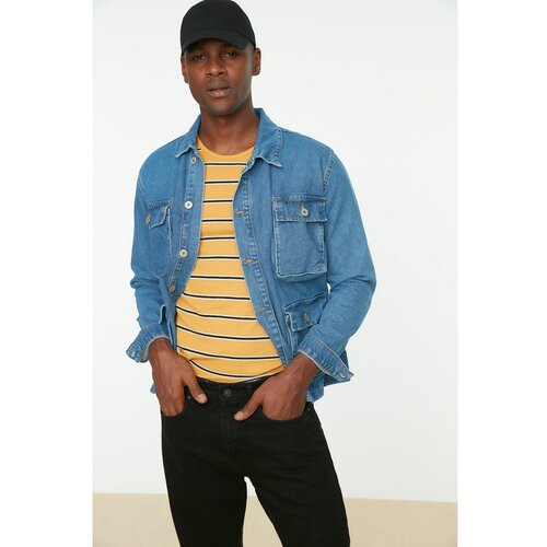 Trendyol Blue Men's Regular Fit Jacket Slike