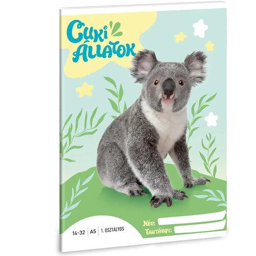 Ars Una Srčkani - Koala črtasti zvezek za 1. razred A/5 Cene