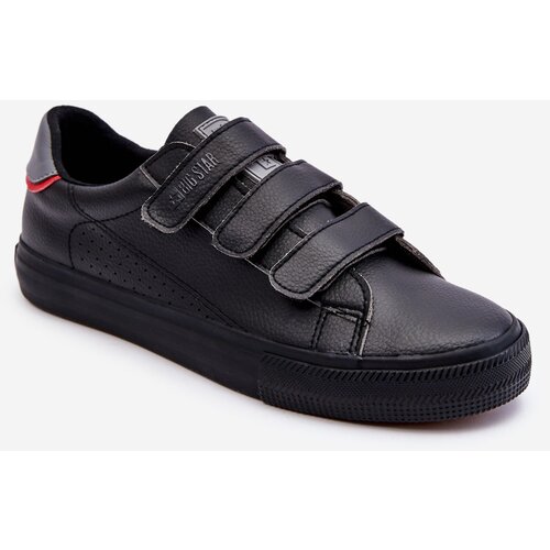 Big Star Men's Velcro Sneakers LL174633 Black Slike