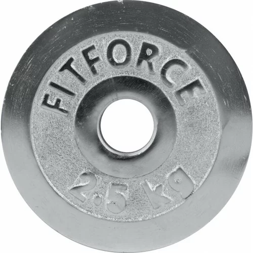Fitforce PLC 2,5KG 30MM Dodatni uteg, srebrna, veličina