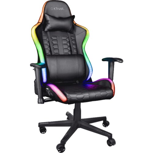  Stolica TRUST GXT 716 RIZZA gaming/RGB LED/crna Cene