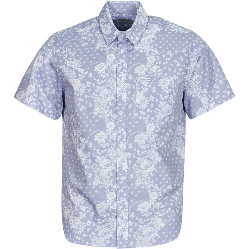Guess Srajce s kratkimi rokavi SS REG PKT COLLAR SHIRT Modra Cene