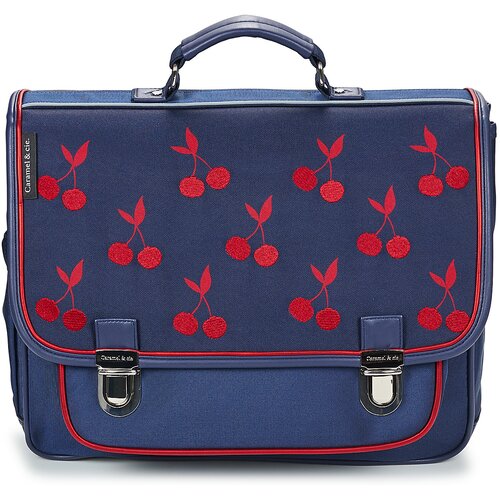 CARAMEL & CIE CARTABLE 38 CM VELVET CHERRIES Tamno plava Cijene