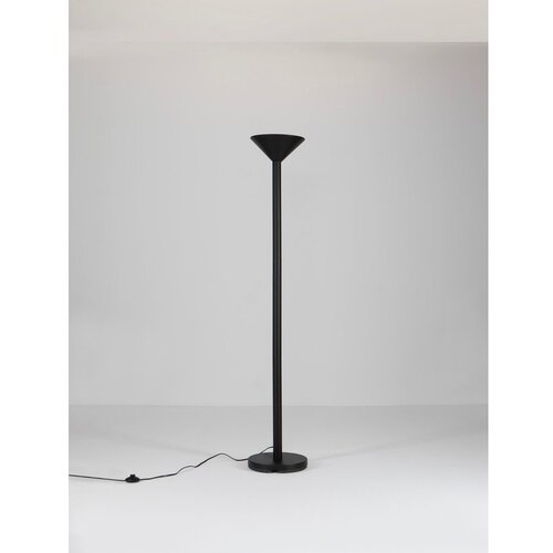 Nova Luce Mat crna metalna stojeća svjetiljka (visina 165 cm) Tazu &amp;ndash; Slike