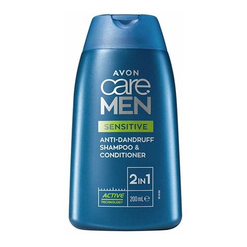 Avon Care Men Sensitive 2u1 šampon i balzam protiv peruti 200ml Slike