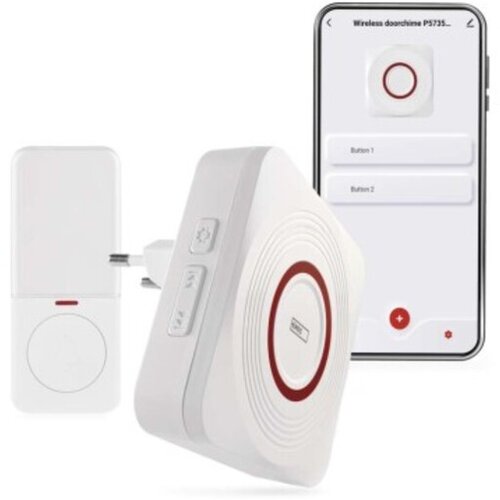 Emos Bežično zvono za utičnicu GoSmart 230V + 1xCR2032 belo Wi-Fi Cene