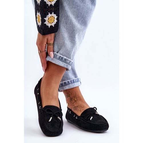 Boto Women&amp;#039;s Suede Loafers Black Si Passione Slike