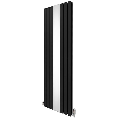 Monster radiator in ventili z ravnim ogledalom - 1800 mm x 565 mm - črni, (21569945) Cene