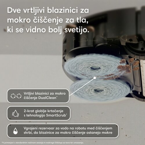 Irobot robot usisivač i brisač roomba plus 575 combo robot + autowash black R285040 Slike