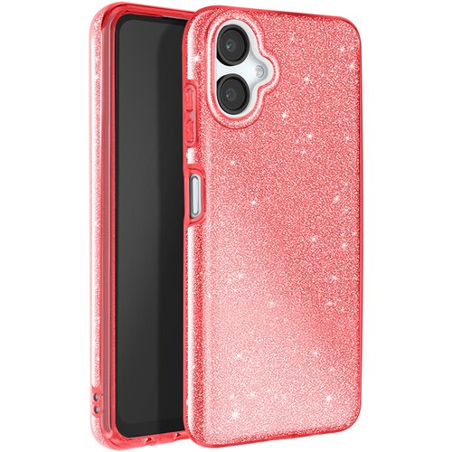 AVIZAR Ohišje z bleščicami za Samsung Galaxy A06 Odporen na udarce Glitter, Rdeča, (5000011749) Cene