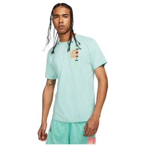 Nike Majice s kratkimi rokavi Jordan Air Futura Modra Slike