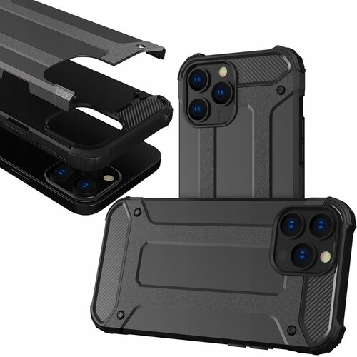 HURTEL HYBRID ARMOUR CASE OVITEK OHIŠJE OVITEK ZA IPHONE 13 PRO ČRN, (21973804) Cene