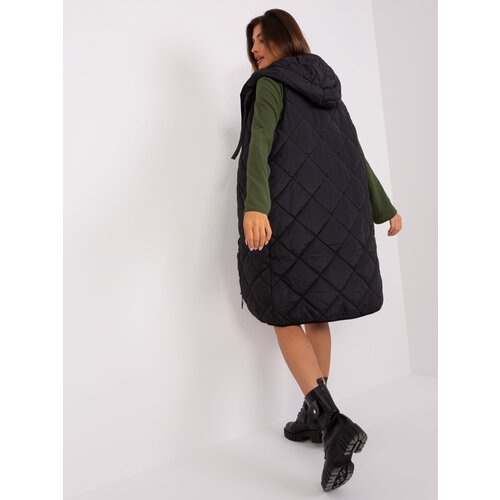 Fashion Hunters Black quilted vest with pockets SUBLEVEL Slike