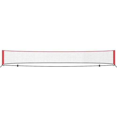  Teniska mreža Crna i crvena 595 x 90,5 x 87 cm Poliester Slike