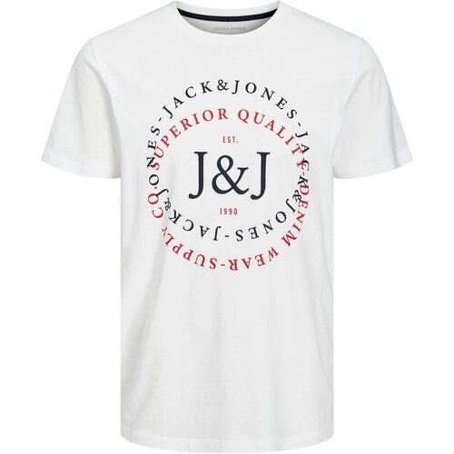 Jack &amp;amp; Jones Majica &amp;#039;SUPPLY&amp;#039; mornarska / rdeča / bela Slike