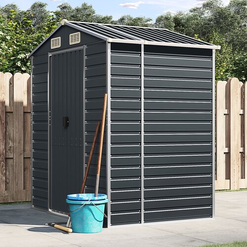 vidaXL Vrtna lopa antracit 191x130x198 cm pocinkano jeklo Cene