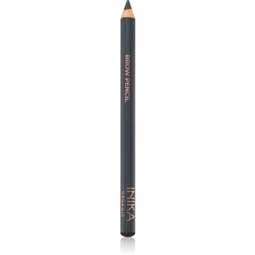 Inika Organic Brow Pencil olovka za obrve nijansa Dark Brunette 1,1 g