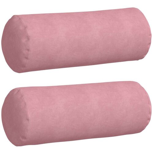 VidaXL valjkasti jastučići 2 pcs ružičasta &amp;Oslash; 25 x 70 cm Slike