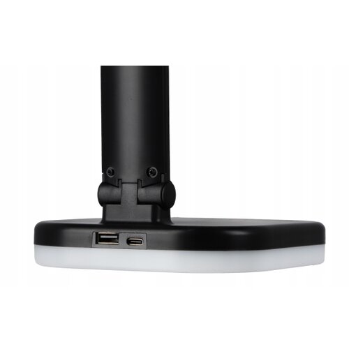  LED RGBW prigu&amp;scaron;iva stona lampa sa bežičnim punjenjem LED/7W/5V USB crna Slike