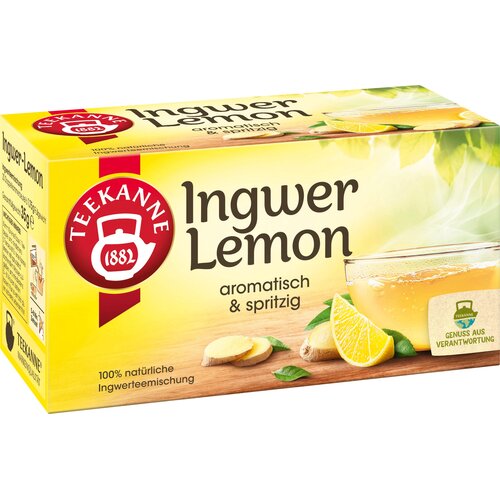 Teekanne Čaj - Ingver in limona - 20 čajnih vrečk Cene