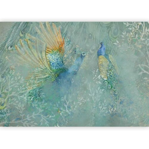  Foto tapeta - Peacocks Dancing - Third Variant 450x315 Standard Cene