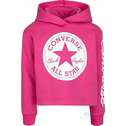 Converse ženski duks signature cropped hoodie Slike