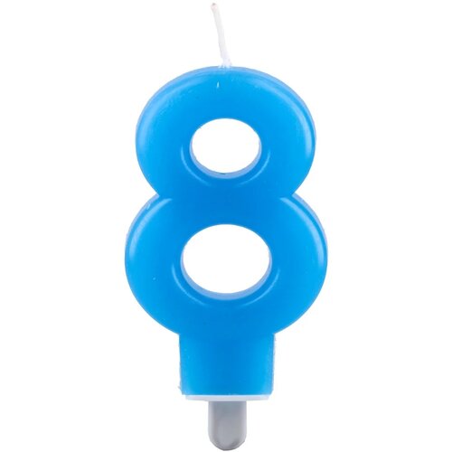 Lucky candle, svećica, plava - odaberite broj Cene