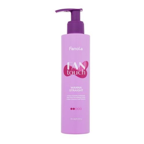 Fanola Fan Touch Wanna Straight krema za lase 195 ml za ženske Slike