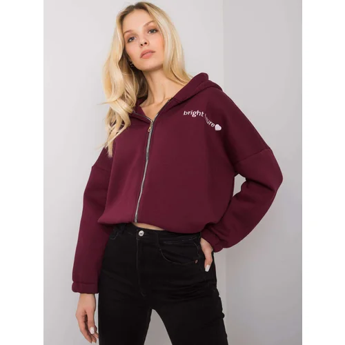 RUE PARIS Sweatshirt-RV-BL-7366.31-burgundy